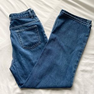 Blue Straight Leg Jeans
